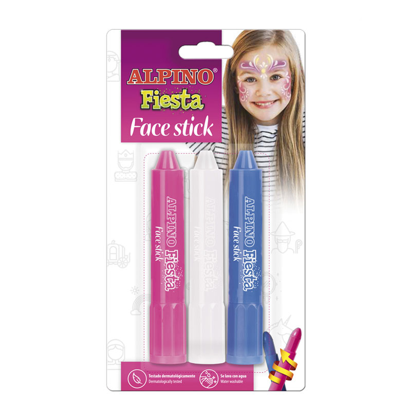 Set De Barras De Maquillaje Alpino Fiesta Face Stick Princesa Kilumio