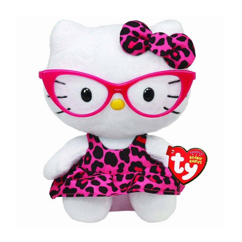 Wholesaler of Peluche TY Beanie Boos Hello Kitty con gafas 15cm