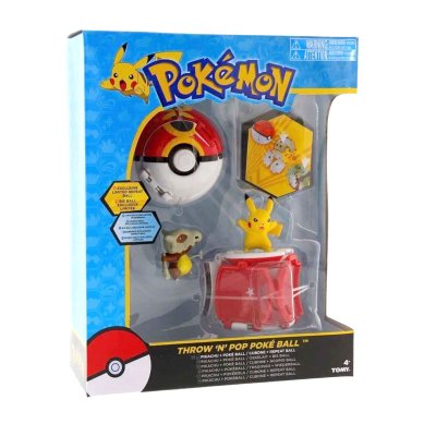 Juego de batalla Pokémon Throw Pop Poké Ball Pikachu