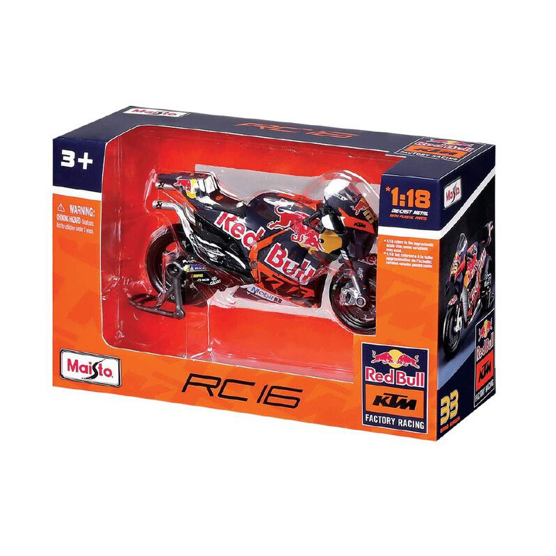 Miniatura moto 1:18 RC16 Red Bull MotoGP