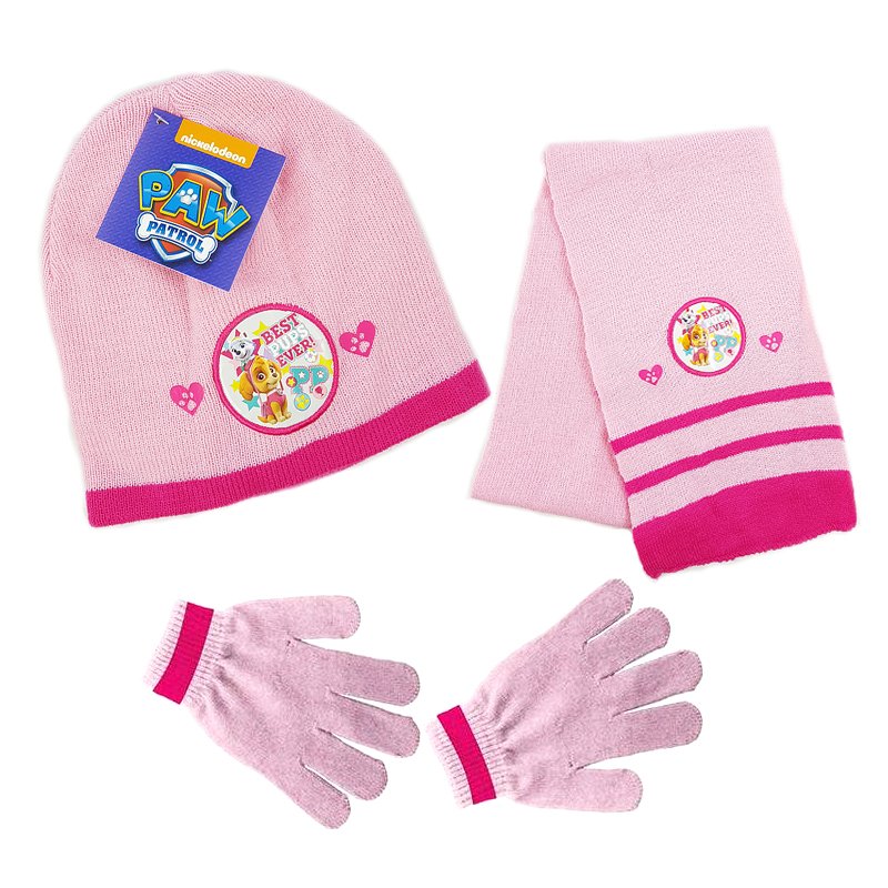 Distribuidor mayorista de Set gorro bufanda guantes Paw Patrol Best Pups Ever