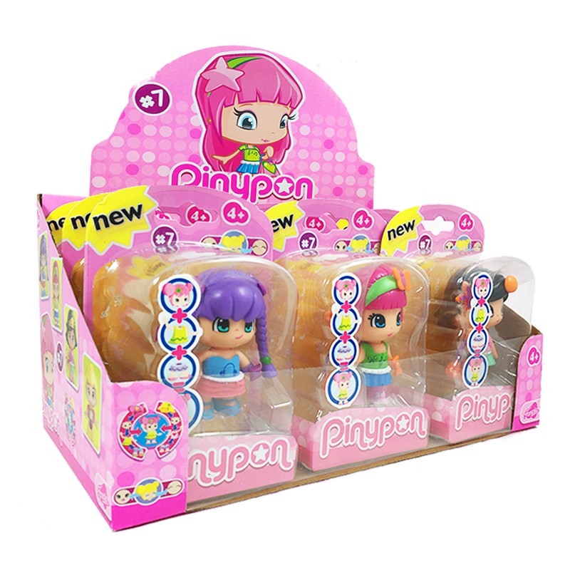 Distribuidor mayorista de Expositor figuras Pinypon serie 7 surtido 4 modelos