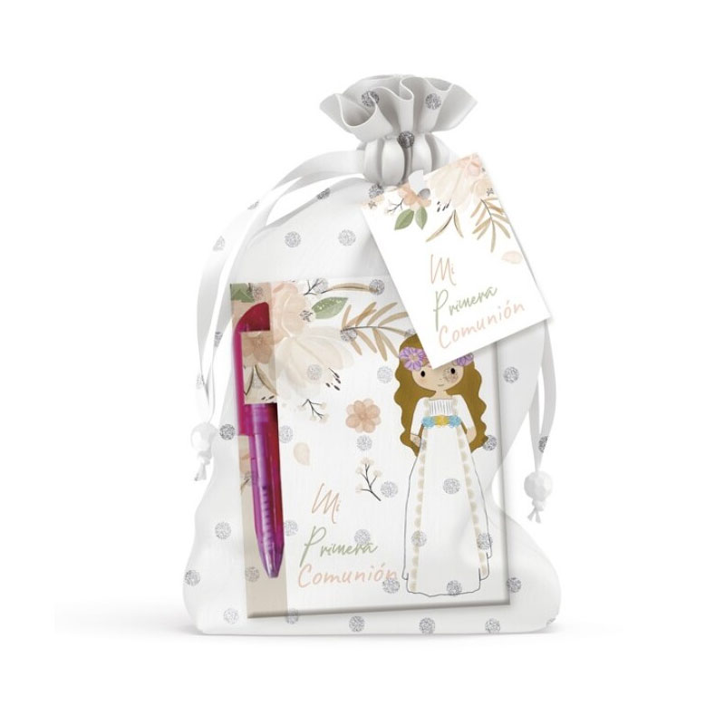 Distribuidor mayorista de Libreta c/bolígrafo Mi Primera Comunión - niña