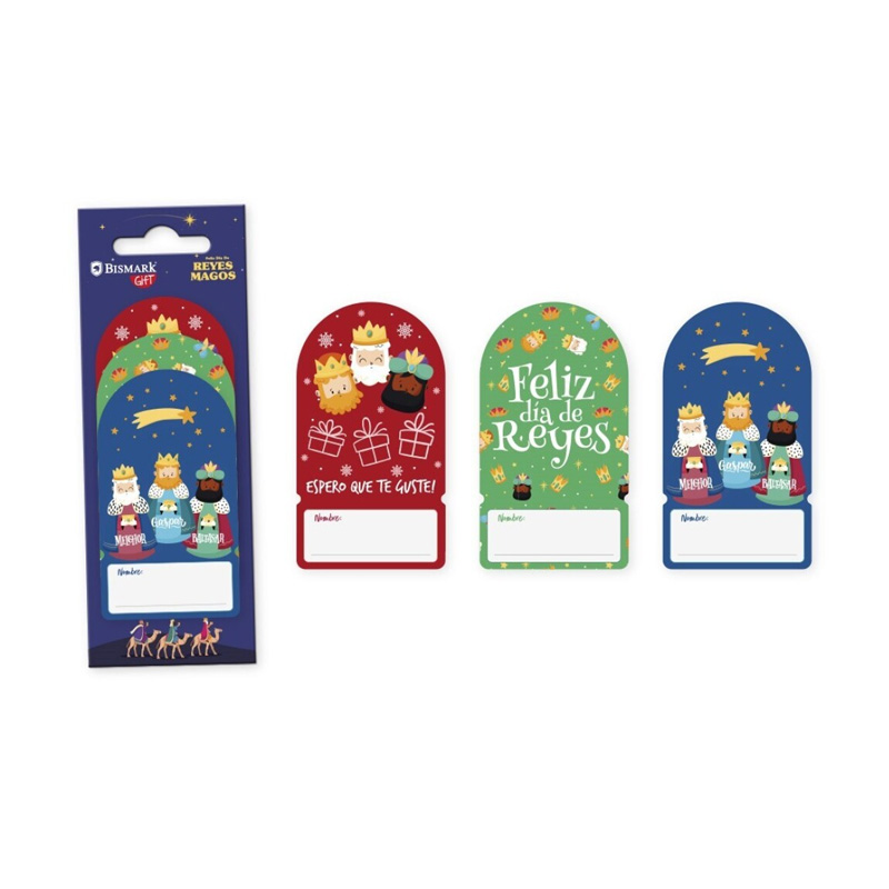 Etiquetas adhesivas para regalo Navidad 9cm Kilumio