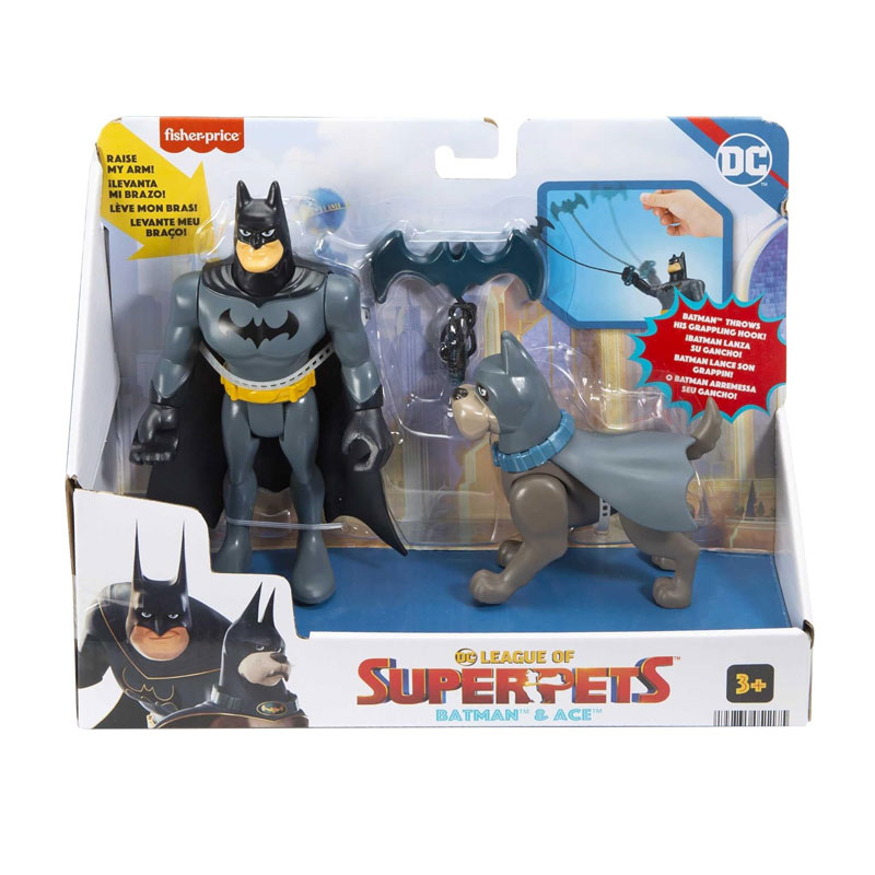 Playset figuras League of Superpets DC - Batman & Ace 批发