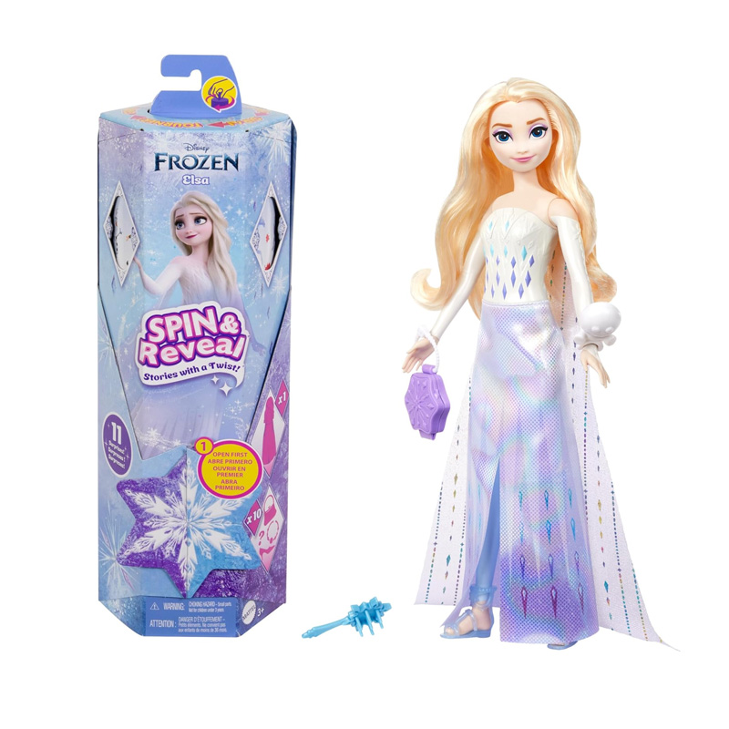 Muñeca Elsa Frozen Disney Spin And Reveal
