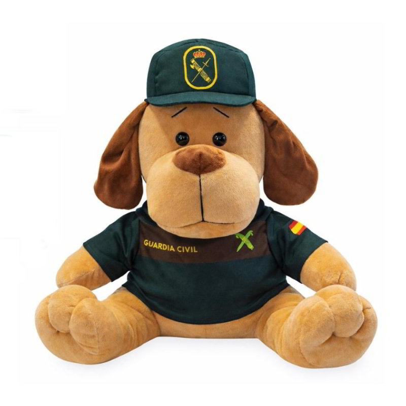 Peluche 22cm Perro Guardia Civil