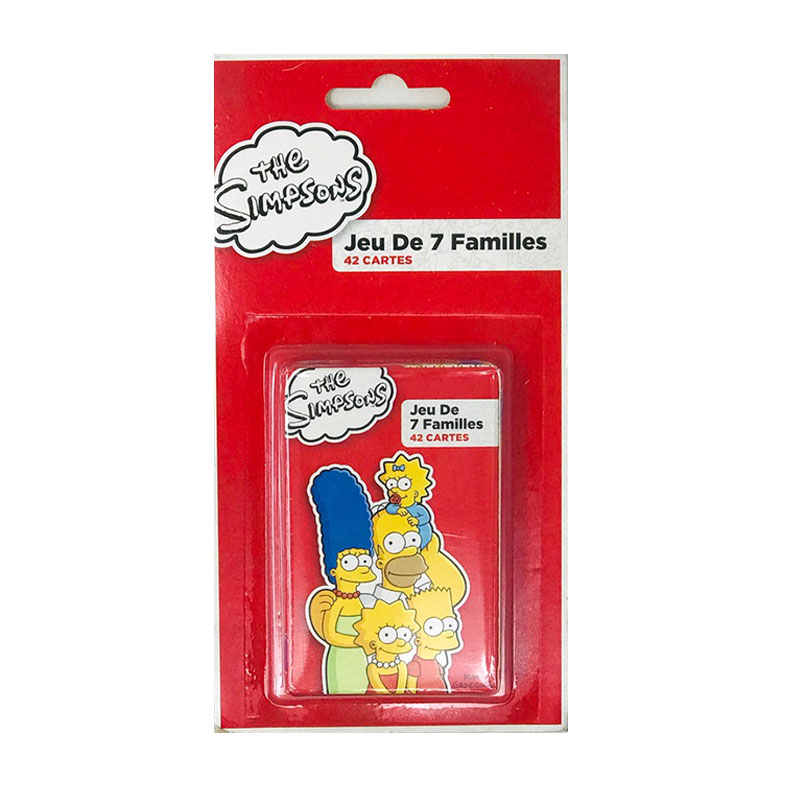 Wholesaler of Baraja de juego de las 7 familias The Simpsons (versión francés)