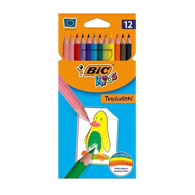 Wholesaler of Caja de 12 Lápices de colores Bic Kids Tropicolors