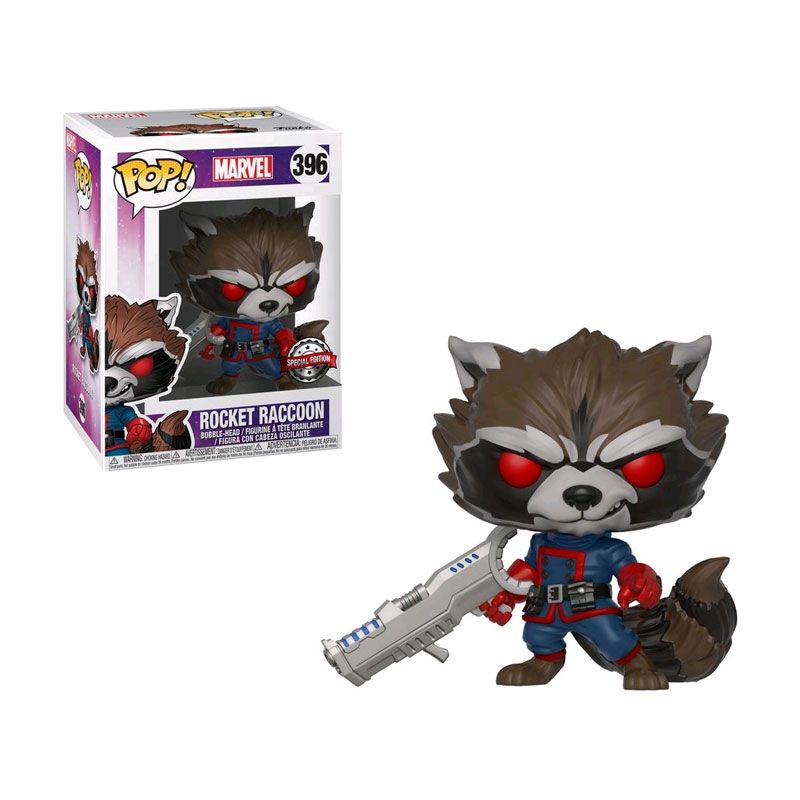 Distribuidor mayorista de Figura Funko POP! Bobble 396 Rocket Raccoon Marvel(Ed.Limitada)