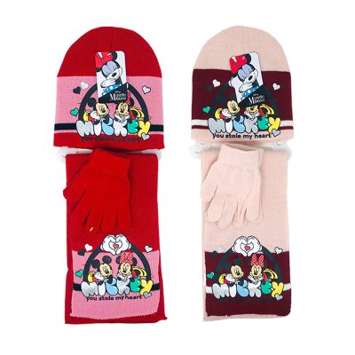 Wholesaler of Set gorro guantes y bufanda Minnie & Mickey 52-54