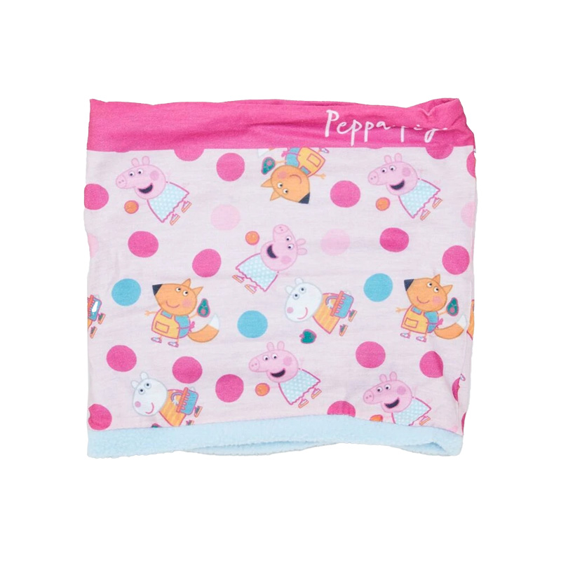 Braga cuello coralina Peppa Pig - rosa