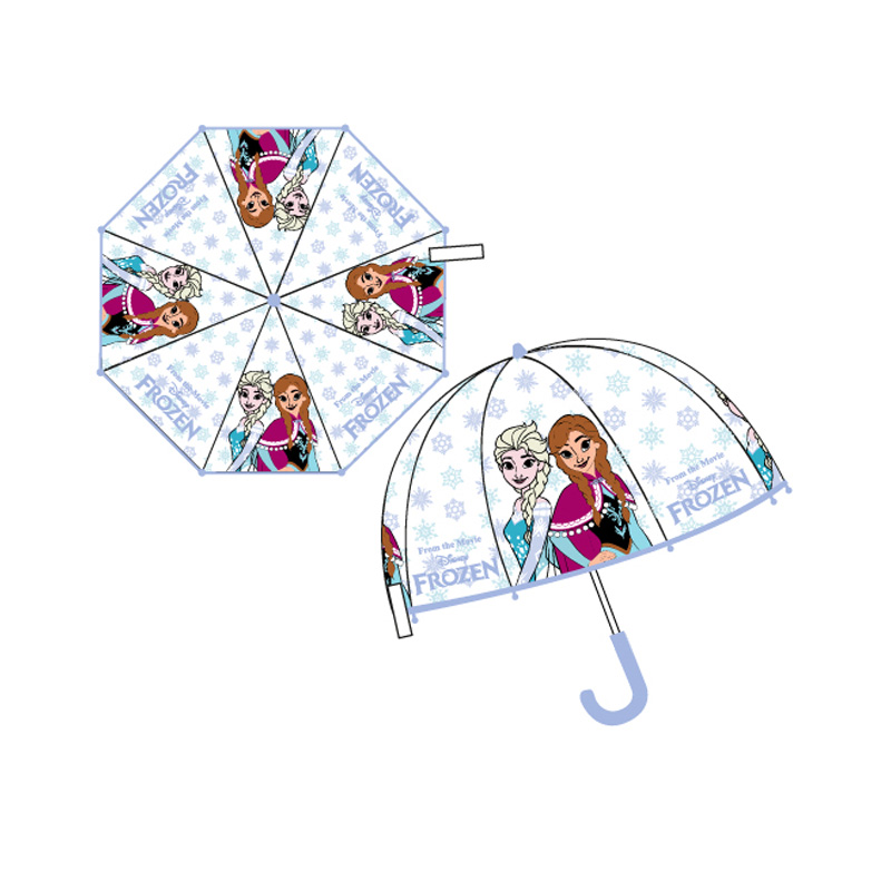 Paraguas automático cúpula Ana y Elsa Frozen Disney 65cm
