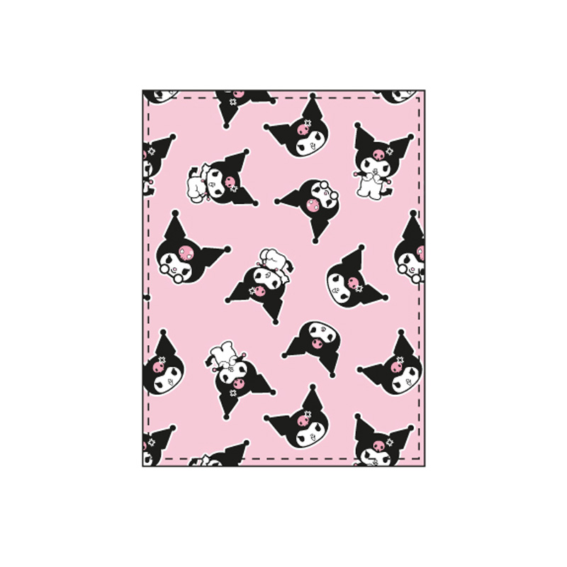 Manta coralina 100x140cm Kuromi Hello Kitty