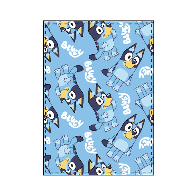 Manta coralina 100x140cm Bluey - azul