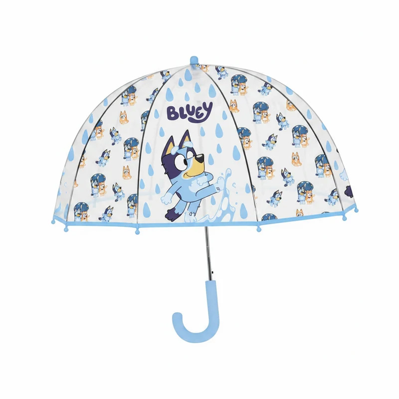 Paraguas automático burbuja transparente Bluey 65cm