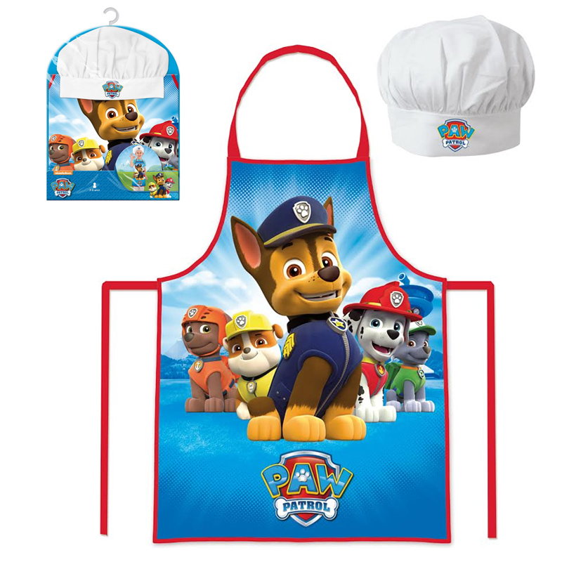 Distribuidor mayorista de Conjunto delantal y gorro cocina Paw Patrol Boys (La Patrulla Canina)