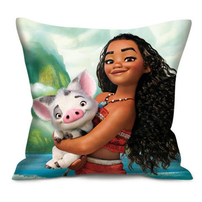 Cojín microfibra Vaiana (Moana) 35x35cm - modelo Vaiana Pua 批发