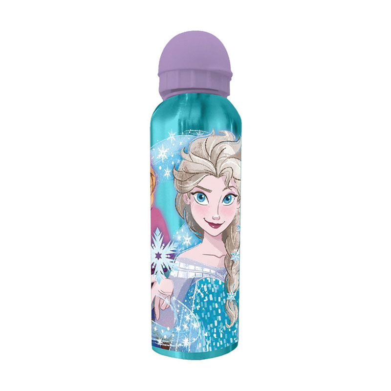 Botella aluminio 500ml Frozen Ana & Elsa Disney