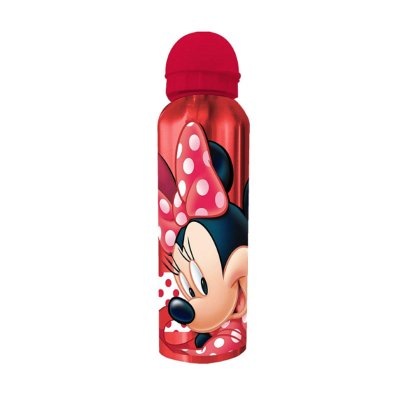 Botella aluminio 500ml Minnie Mouse - rojo