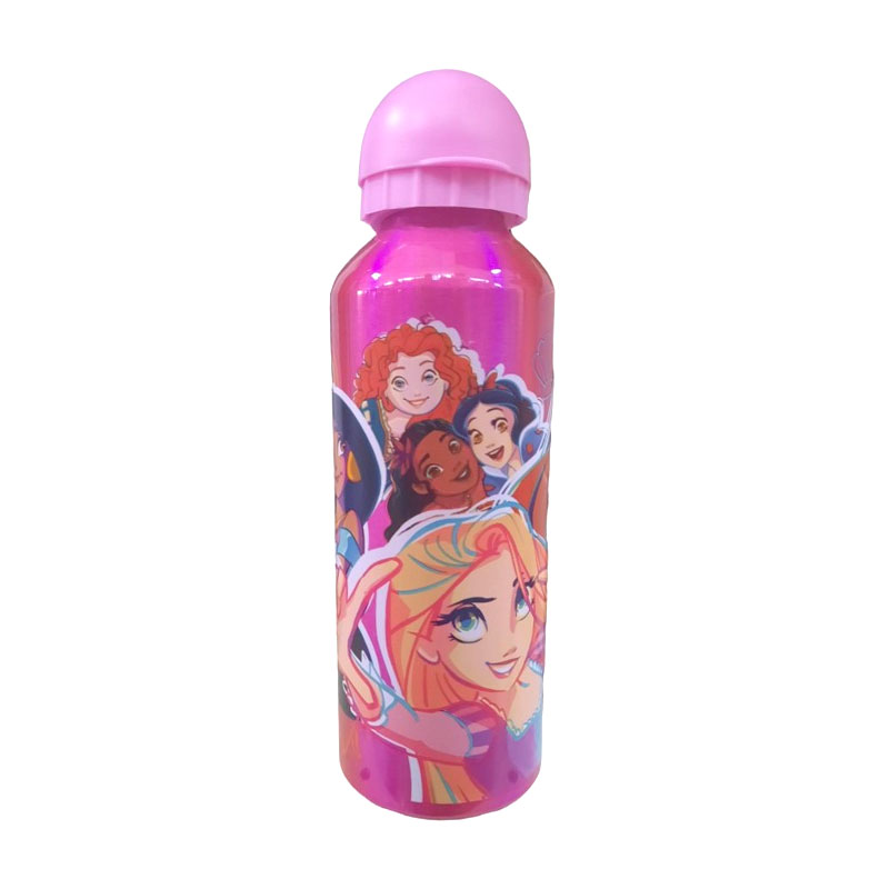 Distribuidor mayorista de Botella aluminio 500ml Princesas Disney - rosa