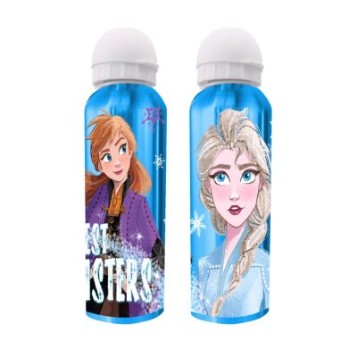 Botella aluminio 500ml Ana & Elsa Frozen