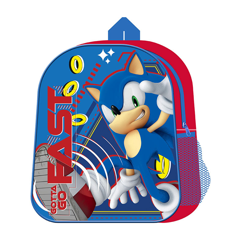 Mochila simple Sonic The Hedgehog 30cm 批发