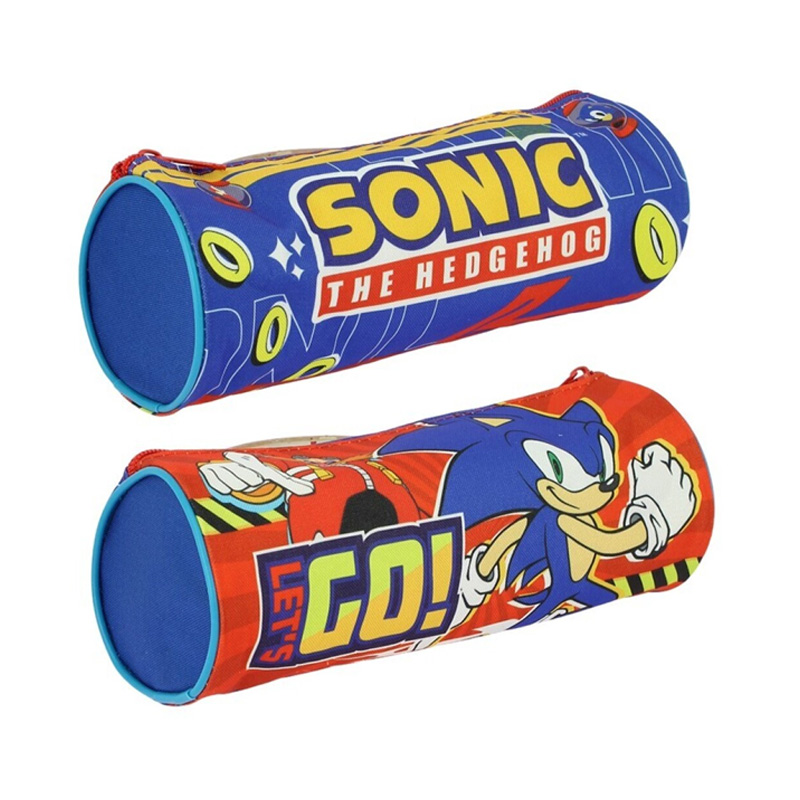 Estuche cilíndrico Sonic The Hedgehog 22cm