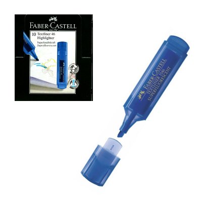 Wholesaler of Marcador fluorescente Faber Castell Textliner 46 azul