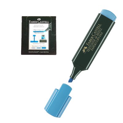 Marcador fluorescente Faber Castell Textliner 48 azul