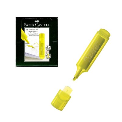 Wholesaler of Marcador superfluorescente Faber Castell Textliner 46 amarillo