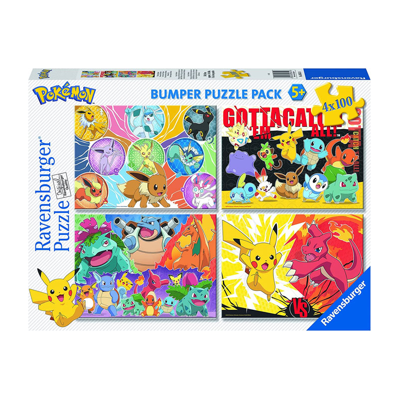 Wholesaler of Puzzle Pokémon 4x100pzs