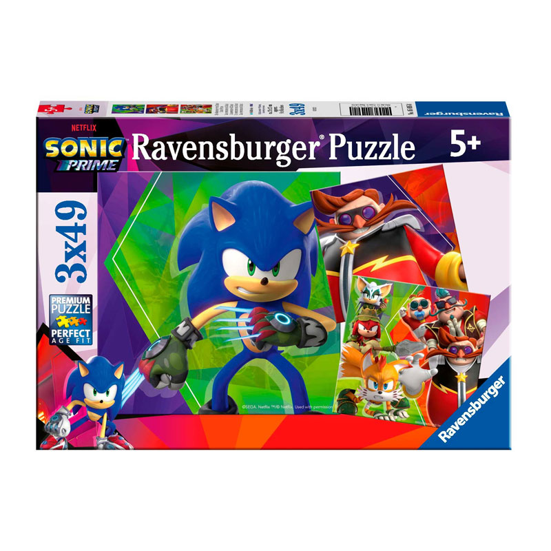 Distribuidor mayorista de Puzzle Sonic Prime 3x49pzs
