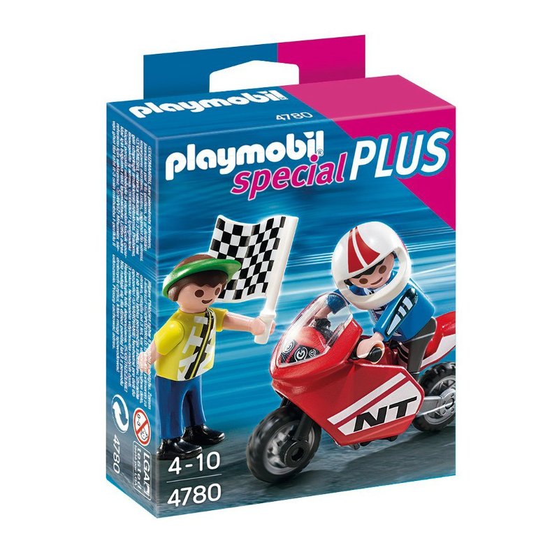 Distribuidor mayorista de Niños con moto de carreras Special Plus Playmobil