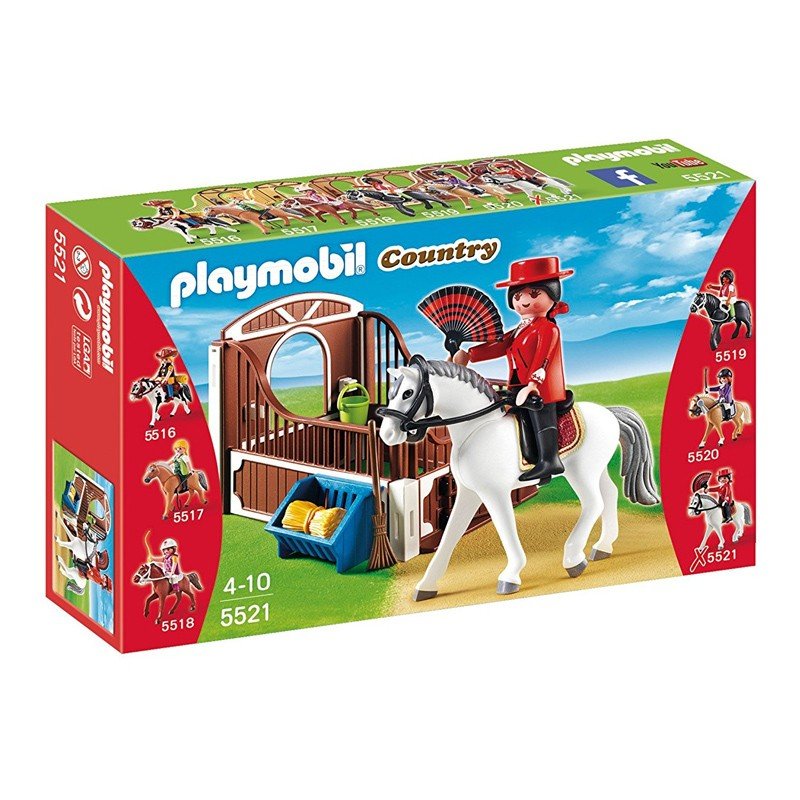 Distribuidor mayorista de Establo con caballo andaluz Playmobil Country