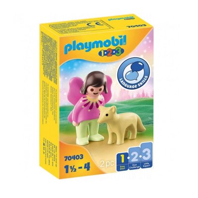 Hada con zorro Playmobil 1.2.3