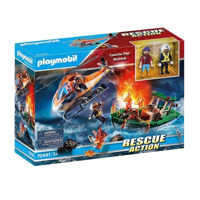 Coastal Fire Mission Playmobil