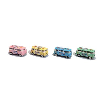 Wholesaler of Expositor Mini vehículo Volkswagen Classical Bus 1962 1:64