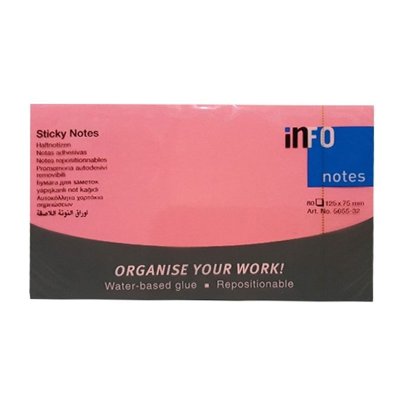 Wholesaler of Notas adhesivas 80 hojas 125x75mm - rosa