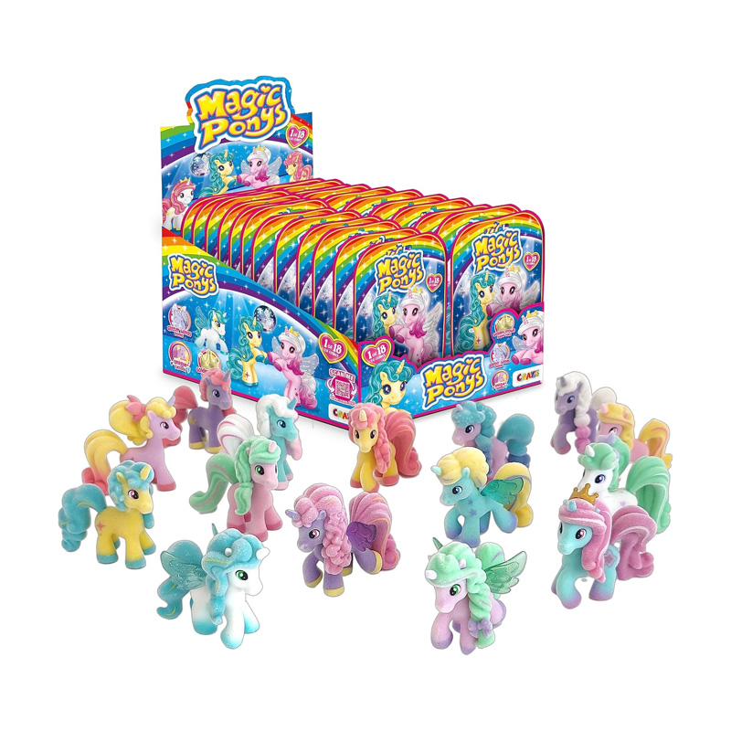 Expositor 24 sobres sorpresa Magic Ponys