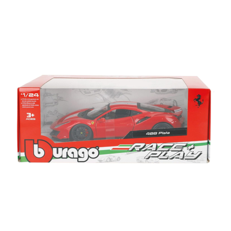Miniatura vehículo Ferrari 488 Pista 1:24