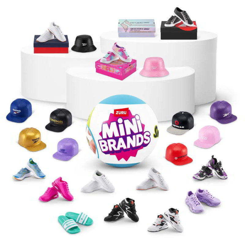 Distribuidor mayorista de Expositor Mini Brands Sneakers con 21 cápsulas sorpresa