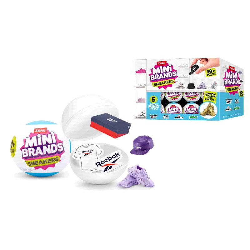 Distribuidor mayorista de Expositor Mini Brands Sneakers con 21 cápsulas sorpresa