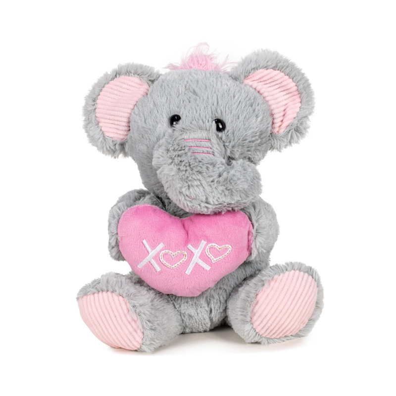 Peluche Elefante c/corazón 28cm