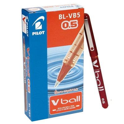 百乐VBall 直液式走珠笔0.5mm 红色 批发