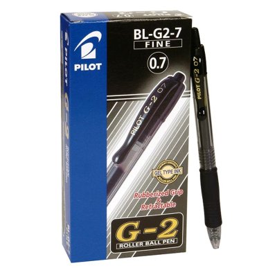 Bolígrafo Pilot G2 negro 0.7mm