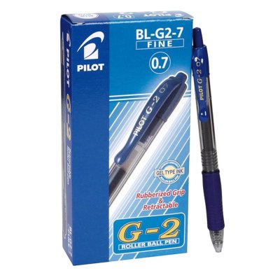 Bolígrafo Pilot G2 azul 0.7mm