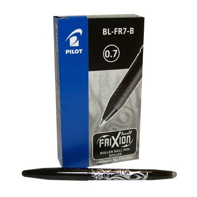 Bolígrafo borrable Pilot Frixion Ball negro 0.7mm