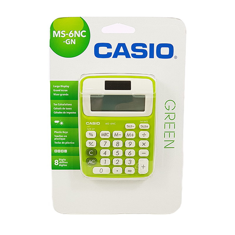 Distribuidor mayorista de Calculadora Casio MS-6NC-GN
