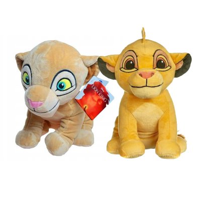 Peluche Simba y Nala El Rey León Disney 27cm